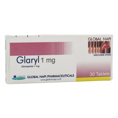 GLARYL 1 MG ( GLIMEPIRIDE ) 30 TABLETS